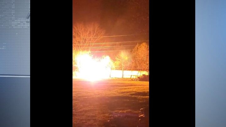 Fredericktown power line fire